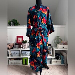 Bright Floral Duster Robe